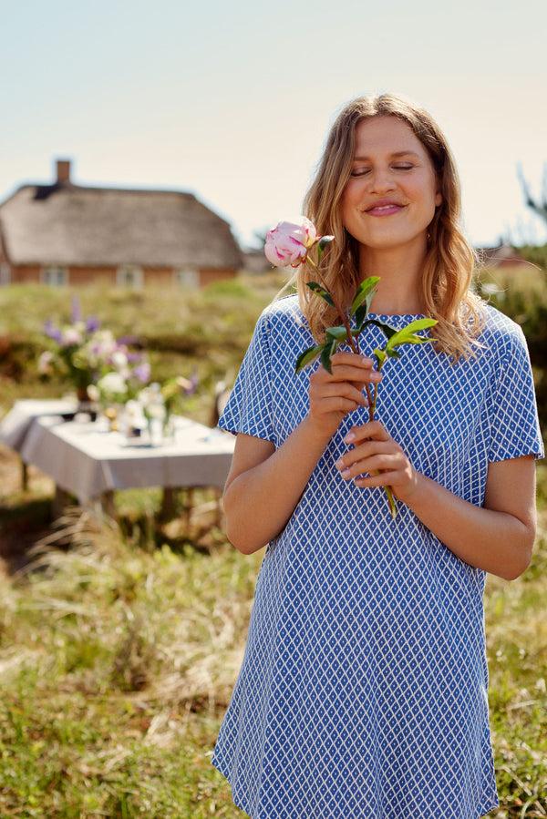 Ccdk Nicole S/S Dress Riverside AOP