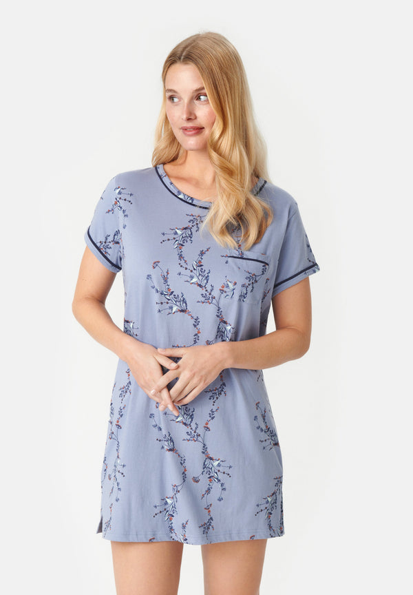 Ccdk Nicole Short Sleeve Dress Country Blue