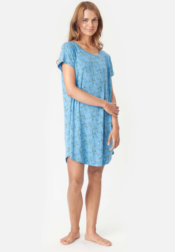 Ccdk Nicole Short Sleeve Dress Lichen Blue