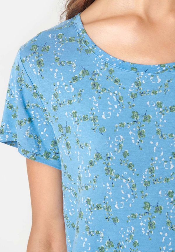 Ccdk Nicole Short Sleeve Dress Lichen Blue