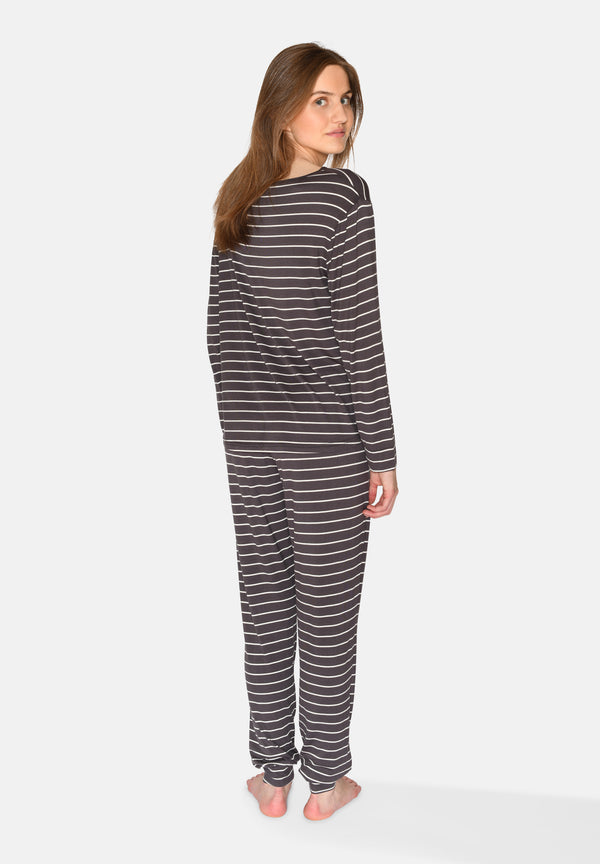 Ccdk Nisha L/S T-shirt Pavement Stripe
