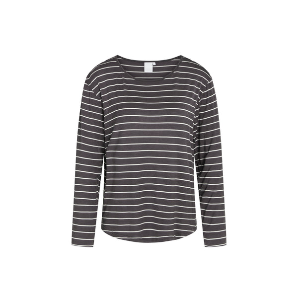 ccdk Nisha L/S T-shirt Pavement Stripe