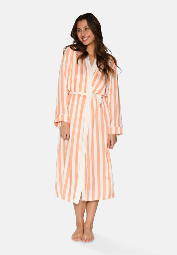 Ccdk Noa Kimono Coral Sands Stripe