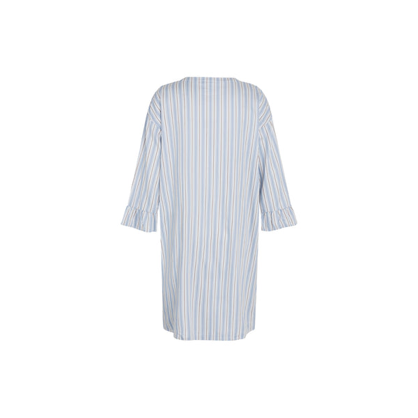 Ccdk Nora Dress Faded Denim Stripe