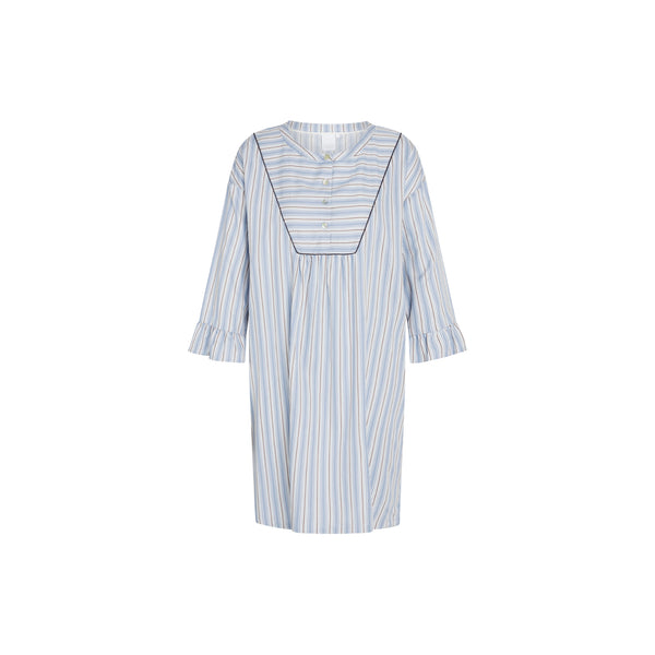 ccdk Nora Dress Faded Denim Stripe