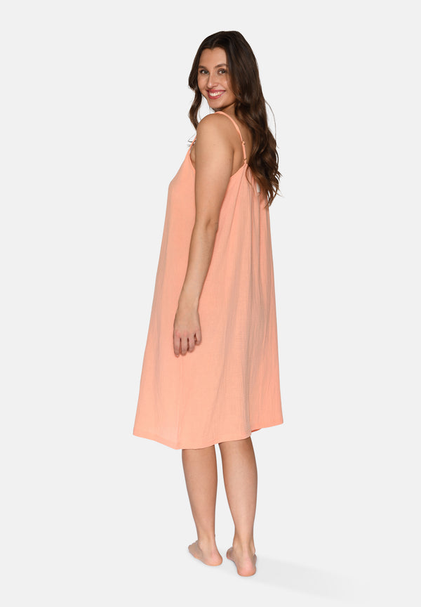 Ccdk Oda Dress Coral Sands