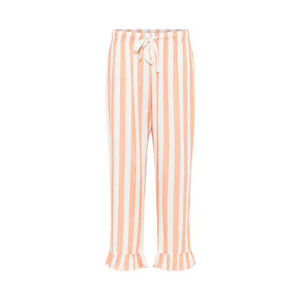 ccdk Saga Crop Pants Coral Sands Stripe