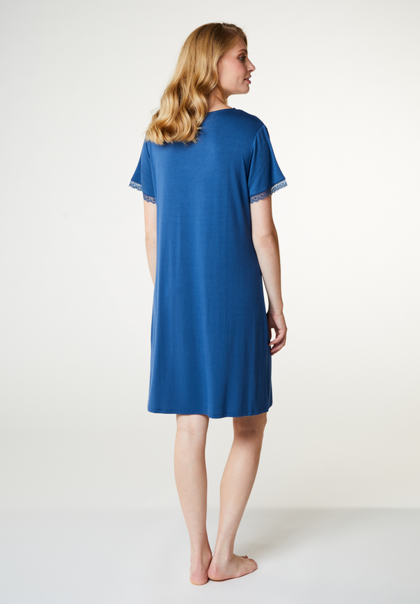 Ccdk Jacqueline Bamboo Short Sleeve Dress Ensign Blue