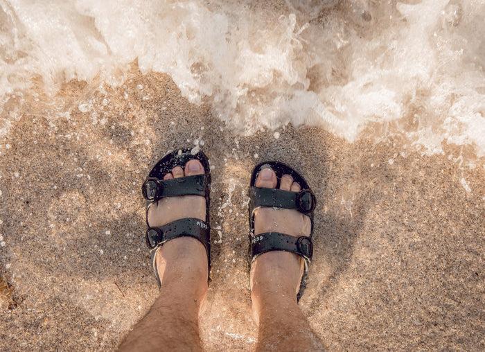 Ccilu HORIZON CHECK SANDALS MEN