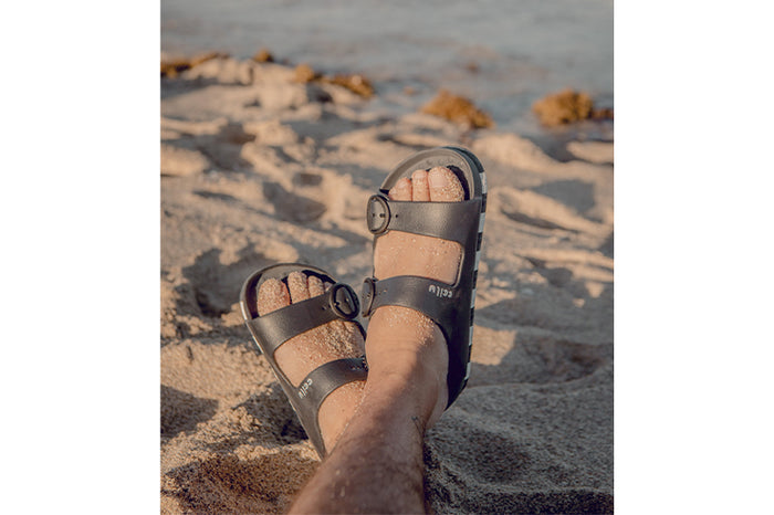 Ccilu HORIZON CHECK SANDALS MEN