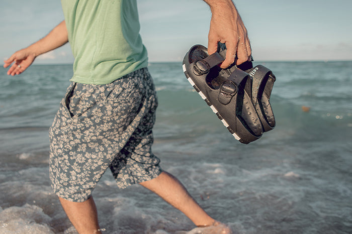 Ccilu HORIZON CHECK SANDALS MEN