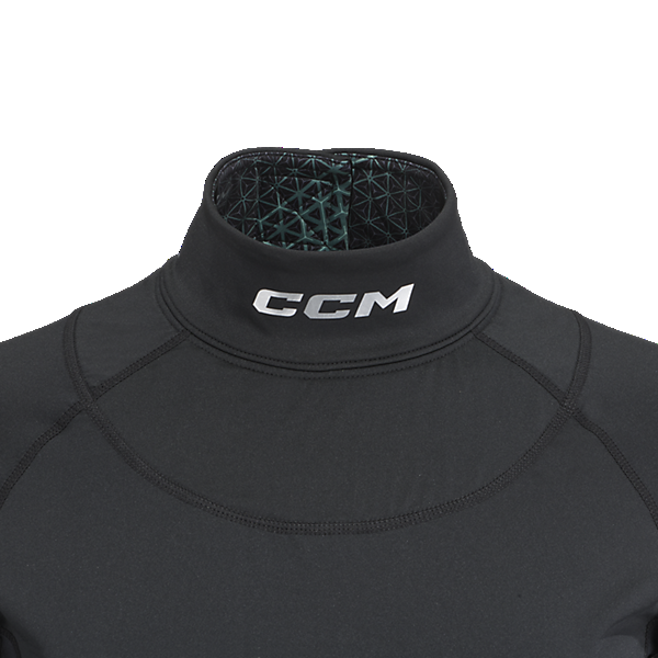 Ccm WOMENS NECK GUARD LONG-SLEEVE TOP CUT PROTECTION BASELAYER