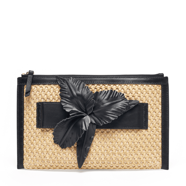 cecelia new york STROLL RAFFIA handbags