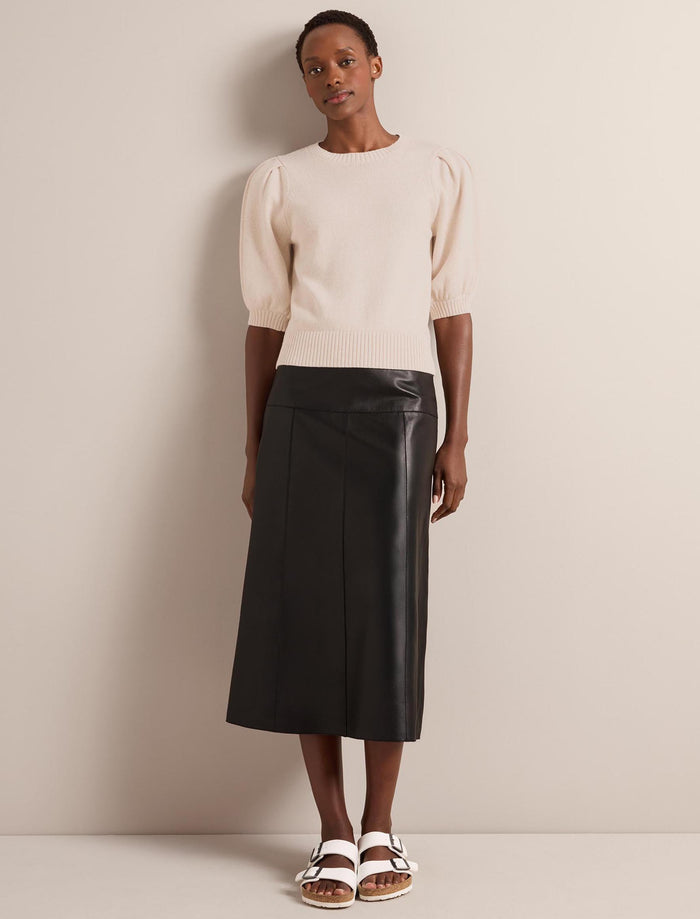 Cefinn Amalie Linen Blend Jumper - Oatmeal Knit