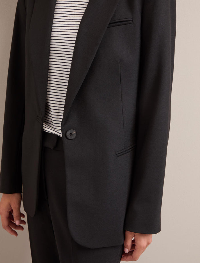 Cefinn Jamie New Wool Blazer - Black Jacket