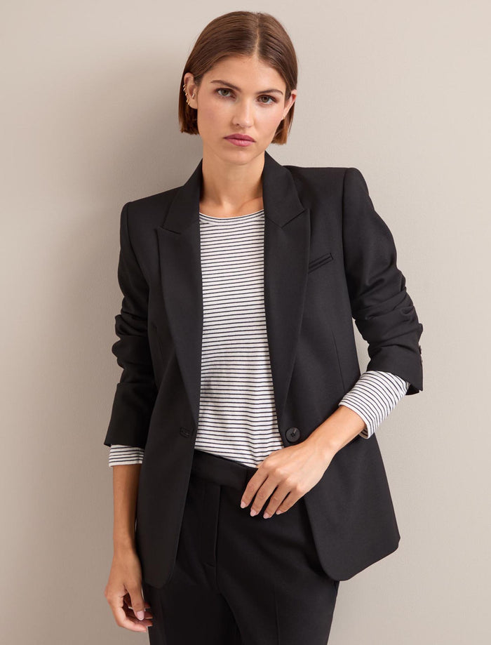 Cefinn Jamie New Wool Blazer - Black Jacket