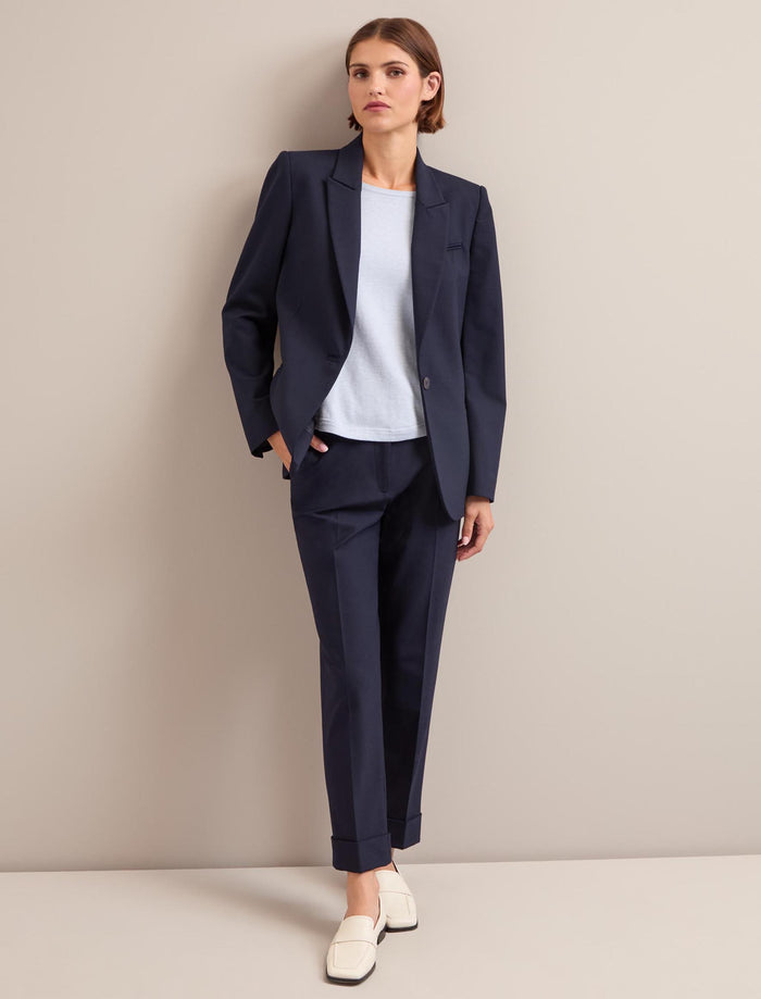 Cefinn Jamie New Wool Blazer - Navy Jacket