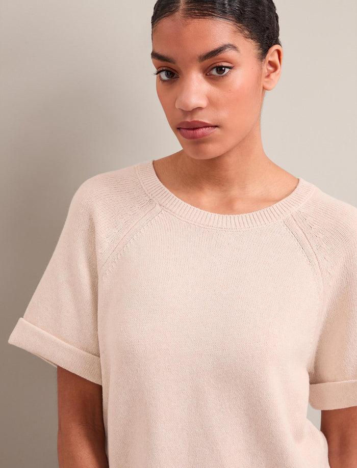 Cefinn Jerry Linen Blend Jumper - Oatmeal Knit