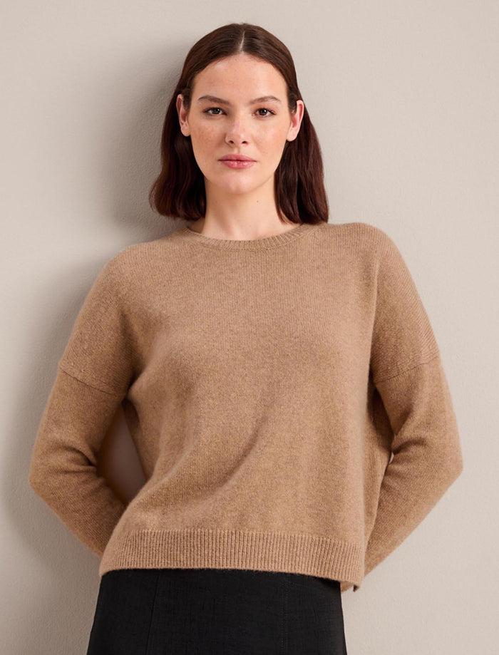 Cefinn Lainey Cashmere Jumper - Camel Knit