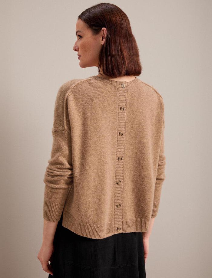 Cefinn Lainey Cashmere Jumper - Camel Knit