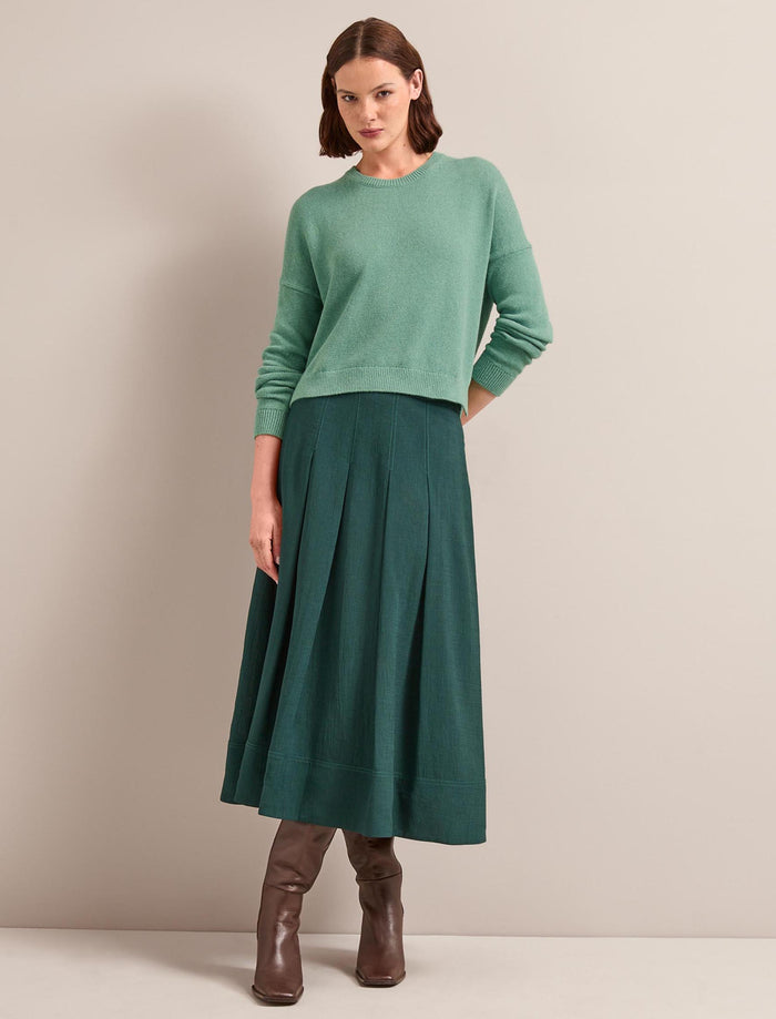 Cefinn Lainey Cashmere Jumper - Sage Green Knit