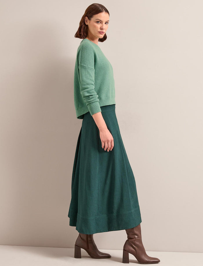 Cefinn Lainey Cashmere Jumper - Sage Green Knit