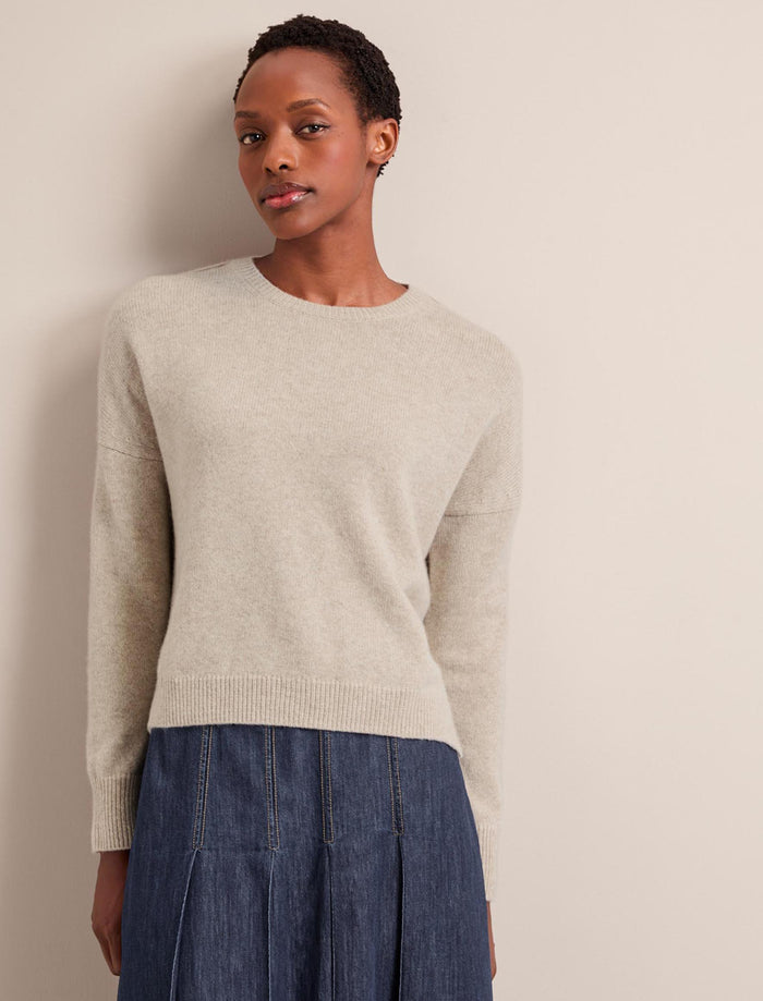 Cefinn Lainey Cashmere Jumper - Sand Knit