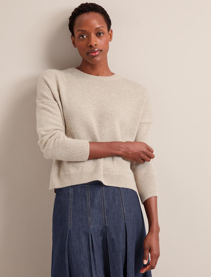 cefinn Lainey Cashmere Jumper - Sand Knit