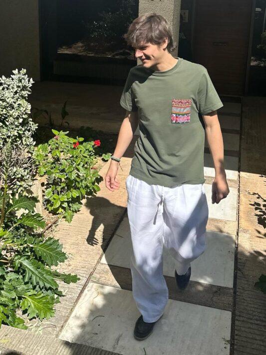 Cefinn Quinn Cotton Blend Vest - Oatmeal Knit