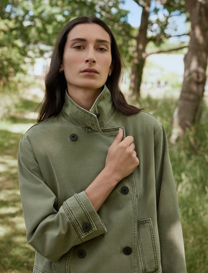 cefinn Rory Cotton Twill Jacket - Khaki Jacket