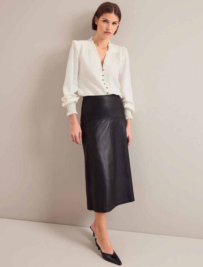 Cefinn Stella Silk Shirt - Cream Shirt