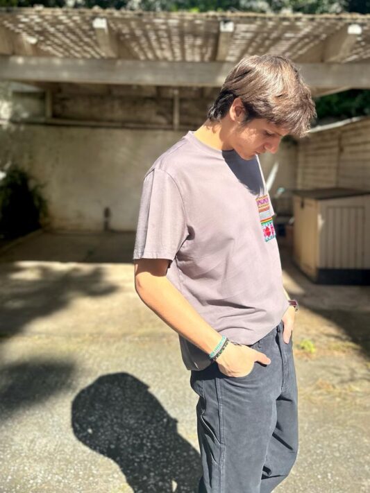 Celia Dragouni Grey Peruvian Match