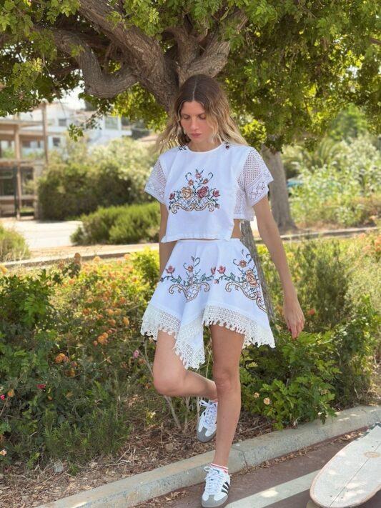 celia dragouni Kalyna Skirt