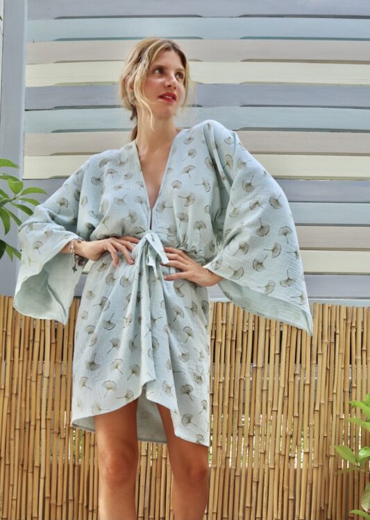 Celia Dragouni The Dandelion Kimono Dress