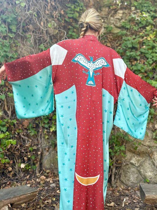 Celia Dragouni The Eagle Spirit Kimono