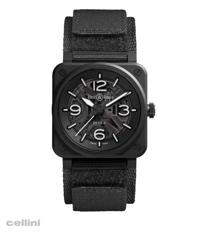 Cellini BR 03 Skeleton Black Ceramic – 41mm Auto Ceramic