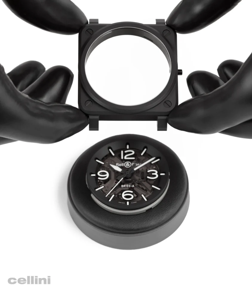 Cellini BR 03 Skeleton Black Ceramic – 41mm Auto Ceramic