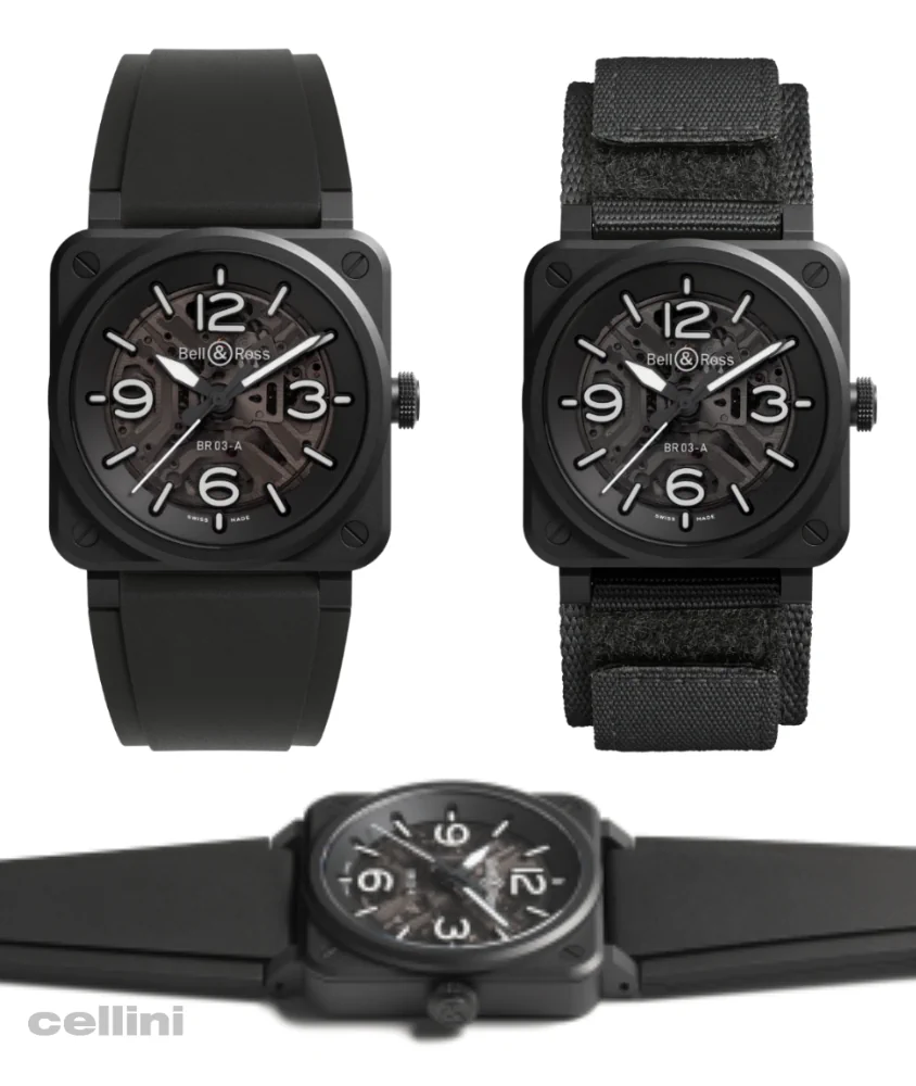 Cellini BR 03 Skeleton Black Ceramic – 41mm Auto Ceramic