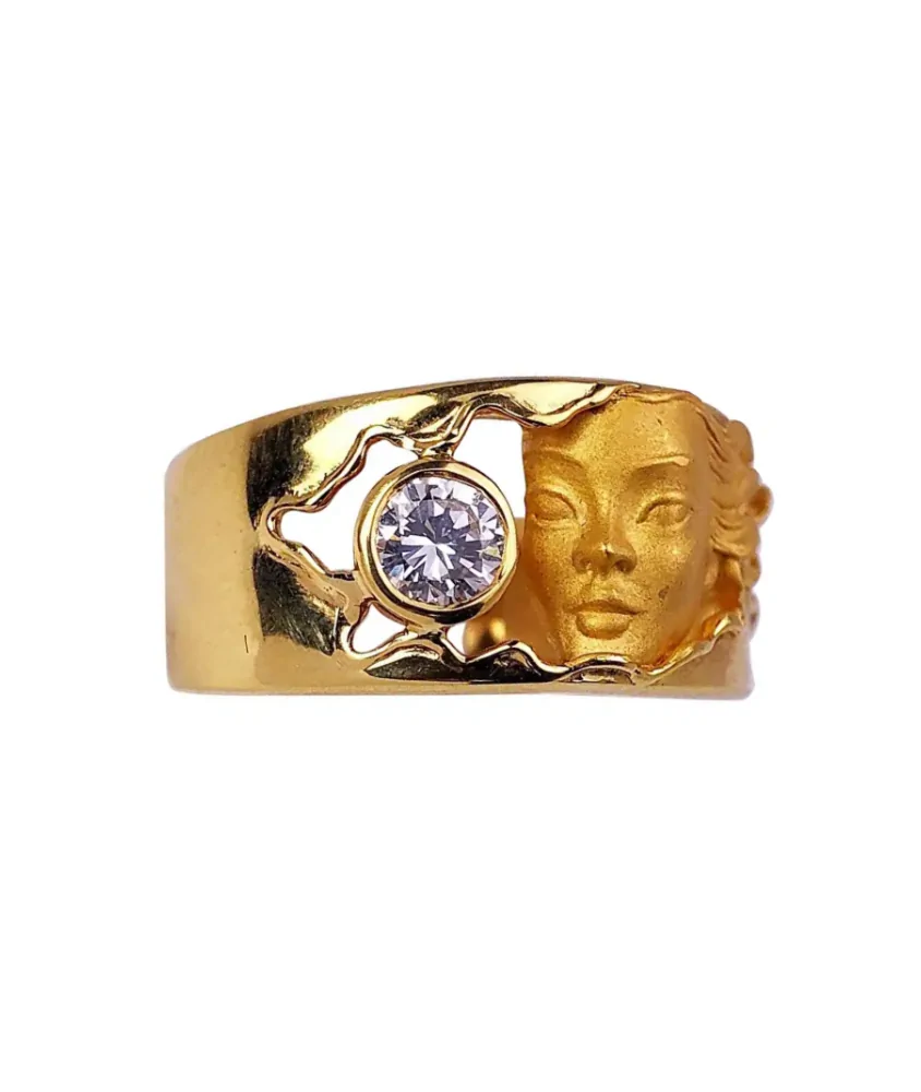 Cellini Carrera Y Carrera Yellow Gold Women’s Profile Diamond Ring