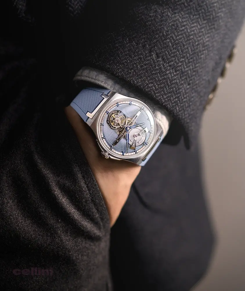 Cellini Antarctique Tourbillon Glacier Blue