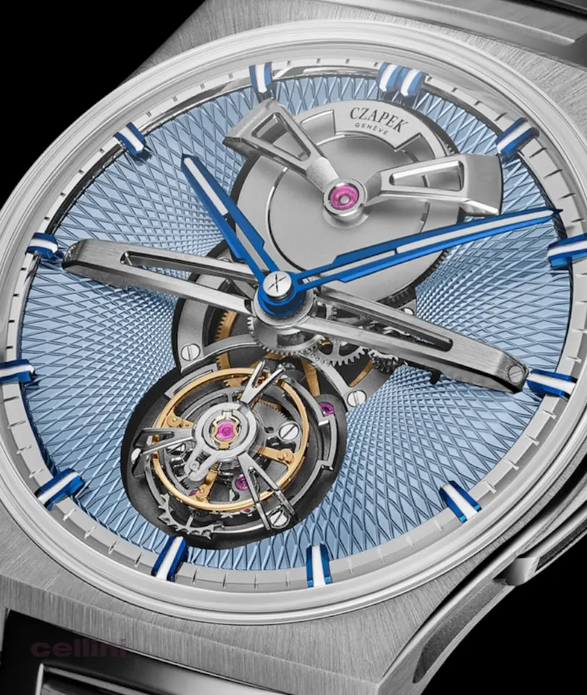 cellini Antarctique Tourbillon Glacier Blue