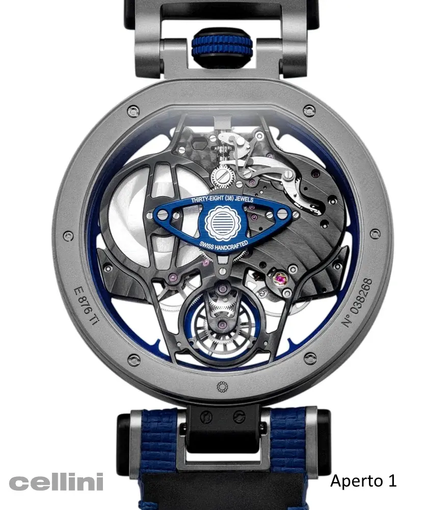 Cellini Aperto 1 Blue Dial