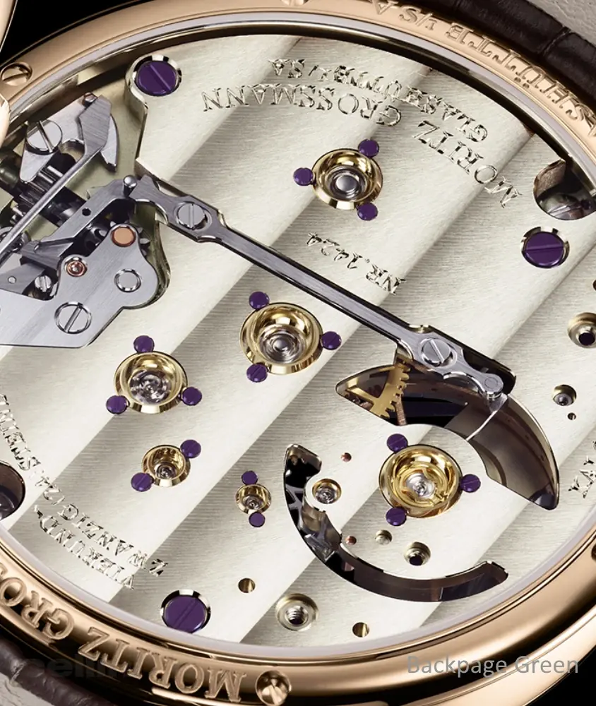 Cellini Backpage Green Rose Gold