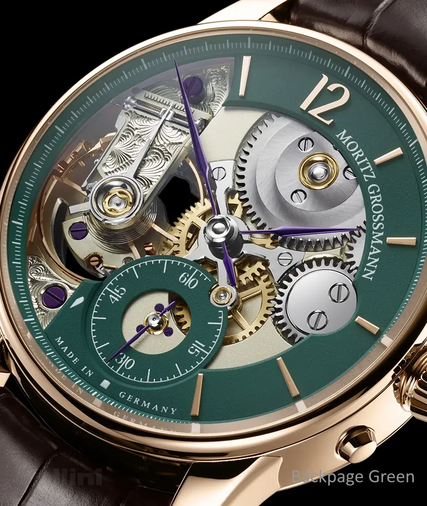 cellini Backpage Green Rose Gold cellini Backpage Green Rose Gold