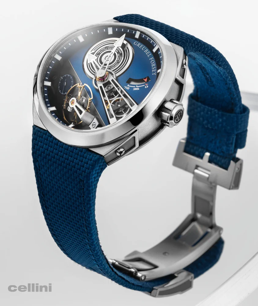 Cellini Balancier Convexe S² Titanium Blue