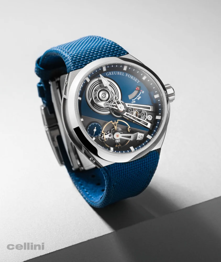 Cellini Balancier Convexe S² Titanium Blue