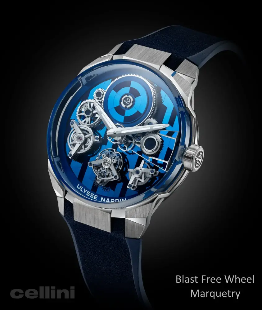 Cellini Blast Free Wheel Marquetry
