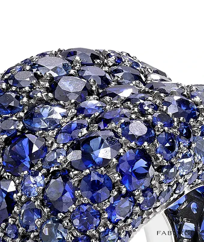 cellini Blue Sapphire Grande Ring