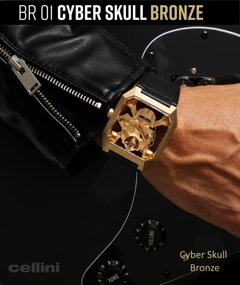 Cellini BR 01 Cyber Skull Bronze