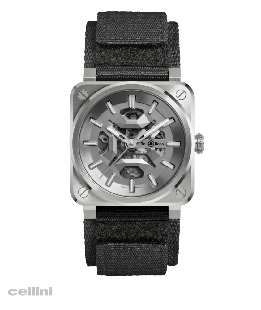 Cellini BR 03 Skeleton Grey Steel – 41mm Auto Steel